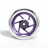 Striker Lux Spoked Clear PU 110mm Scooter Wielen - Clear/Purple