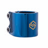 Striker Lux Double Stuntstep Clamp - Blue Chrome