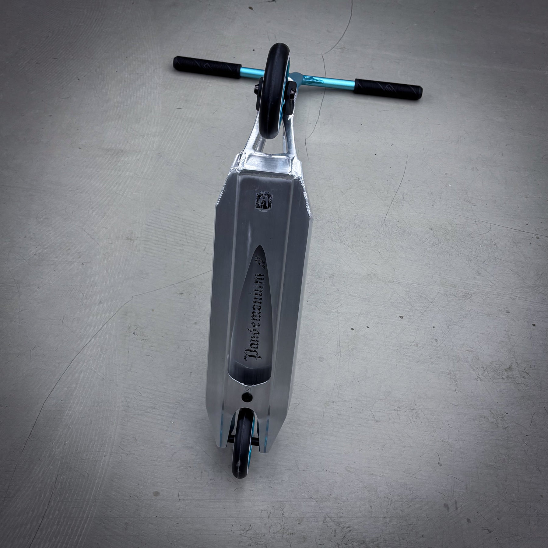Striker Pande Raw/Teal/Black Custom Løbehjul - Raw/Teal/Black-ScootWorld.dk