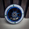 Panda Spoked V2 100mm Stuntstep Wielen - Blue Chrome