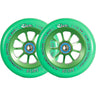 River Glide Emerald Stuntstep Wielen 2-Pack - Green