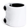 Tilt Sculpted Double Clamp Stuntstep Clamps - White