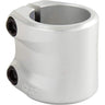 Tilt Sculpted Double Clamp Stuntstep Clamps - Silver