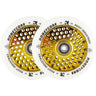 Root Honeycore White 110mm Stuntstep Wielen 2-pack - Gold