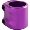 Tilt Sculpted Double Clamp Stuntstep Clamps - Purple
