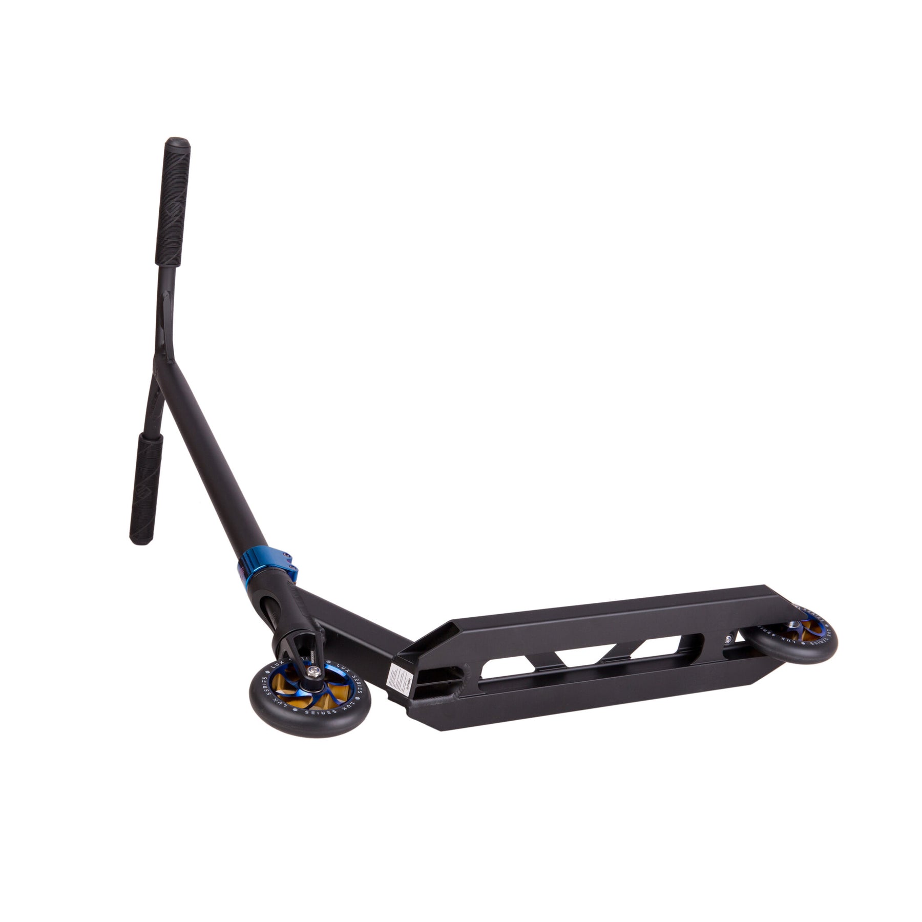 Striker Lux Trick Løbehjul - Black/Blue Chrome-ScootWorld.dk