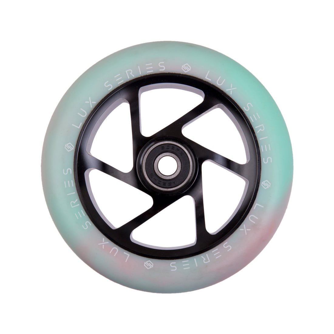 Striker Lux Spoked 110mm Hjul til Løbehjul - Pink/Teal-ScootWorld.dk
