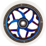 Striker Essence V3 White PU 110mm Stuntstep Wielen - Blue Chrome